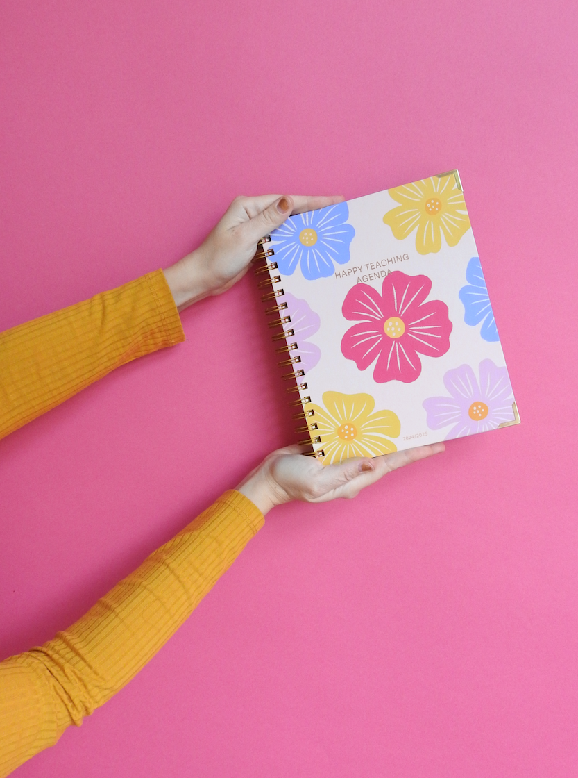 Happy Teaching-Agenda, Lehrerkalender 24/25, Unterrichtsmaterial, Lehrermaterial, Lehrerplaner, Unterrichtsplaner, Lehrergeschenk, Agenda,